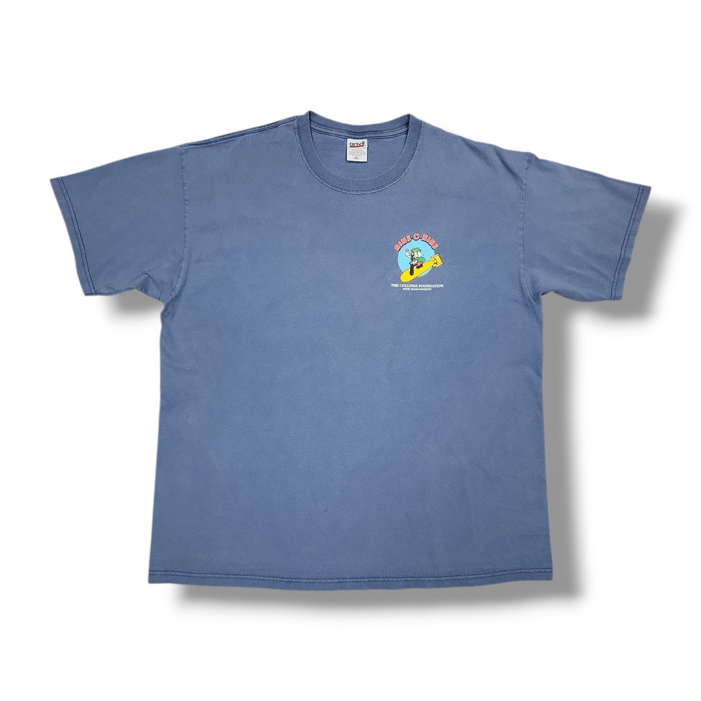 Vintage B-17 Flying Fortress Nine-O-Nine Blue Slate Graphic T-Shirt Men's XL